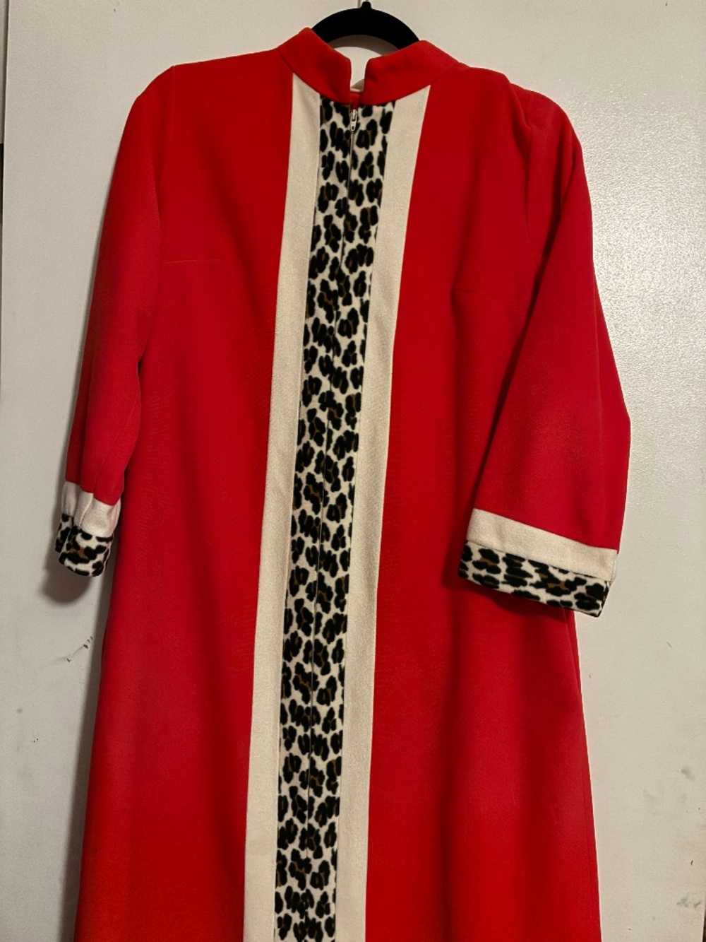 Vanity Fair Vintage Robe Leopard Trim Vintage 12